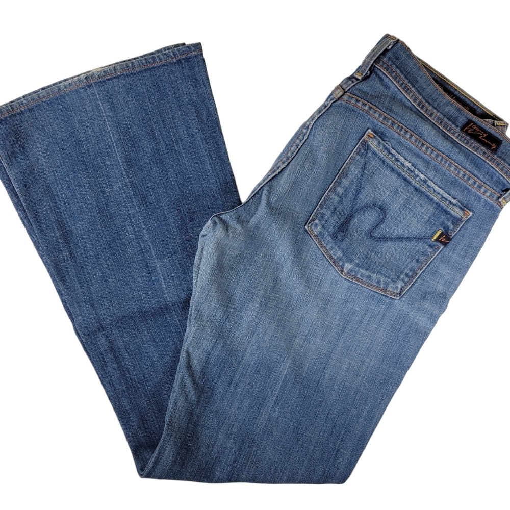Citizens of Humanity Women's Jeans ingrid #002 Low Waist Flair stretch.